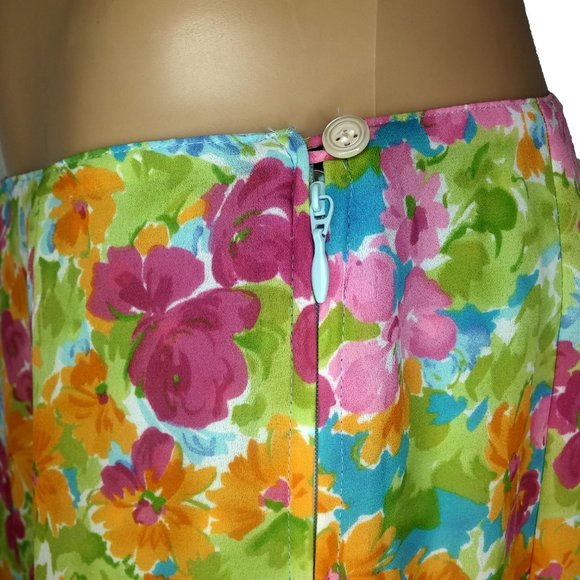 Emma & James Reversible Floral Polka Dot Skirt 12 - Picture 5 of 11